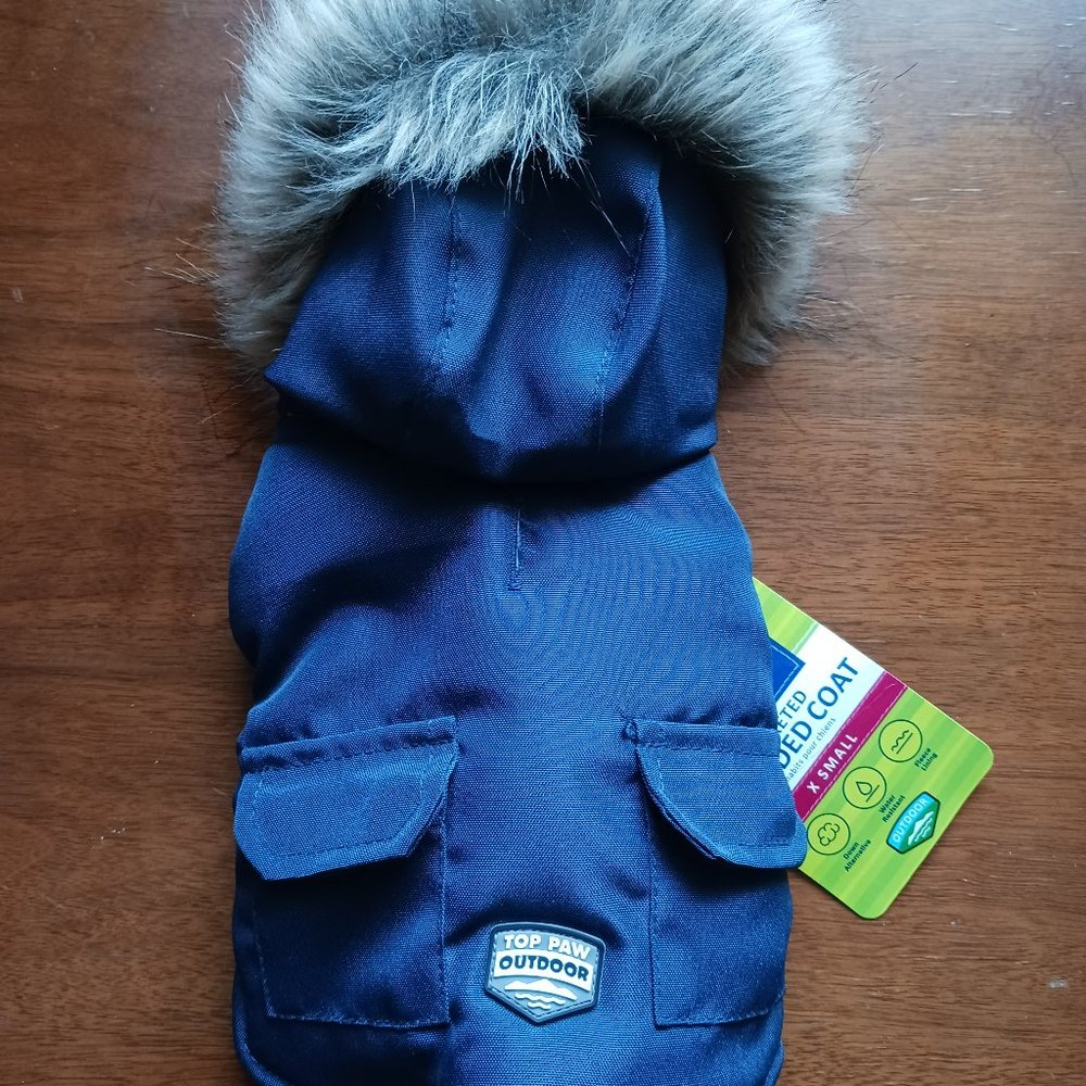 NWT Top Paw Winter Dog Coat XS